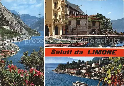 AK / Ansichtskarte Limone sul Garda Panorama Gardasee Hafen Kat. 