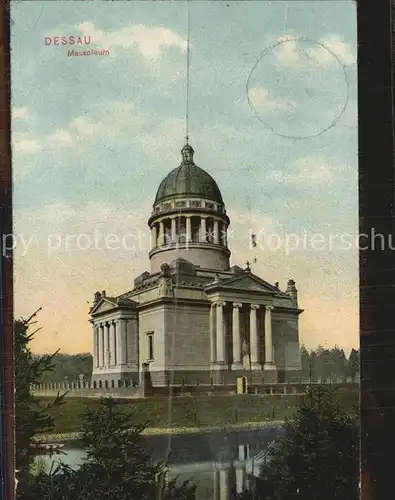 AK / Ansichtskarte Dessau Rosslau Mausoleum Kat. Dessau Rosslau