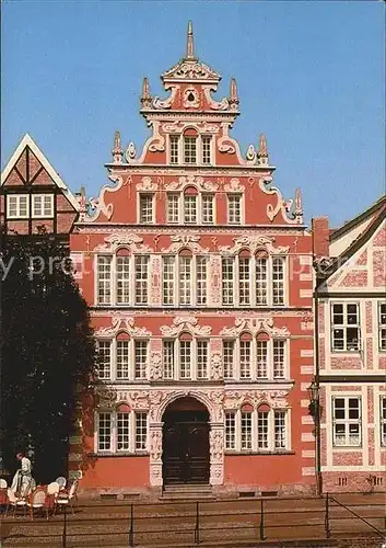 AK / Ansichtskarte Stade Niederelbe Buergermeister Hintze Haus Barockfassade 17. Jhdt. Historisches Gebaeude Kat. Stade