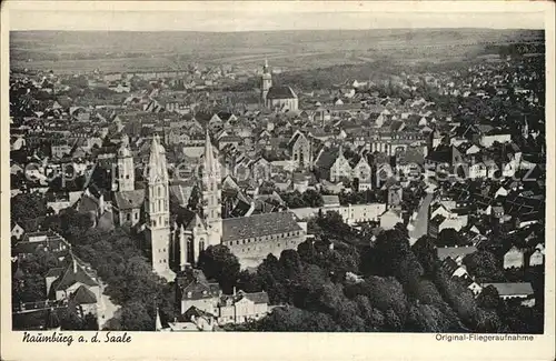 AK / Ansichtskarte Naumburg Saale Fliegeraufnahme Dom Kat. Naumburg