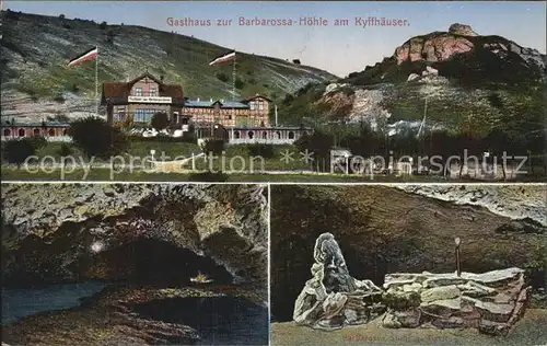 AK / Ansichtskarte Bad Frankenhausen Gasthaus zur Barbarossa Hoehle Kat. Bad Frankenhausen