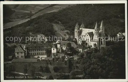 AK / Ansichtskarte Nassau Lahn Kloster Arnstein Fliegeraufnahme Kat. Nassau