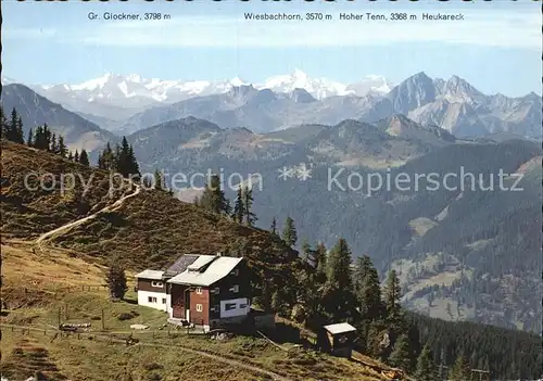 AK / Ansichtskarte Wagrain Salzburg Wagrainerhaus Berghaus Gebirgsfernsicht Grossglockner Hohe Tauern Kat. Wagrain