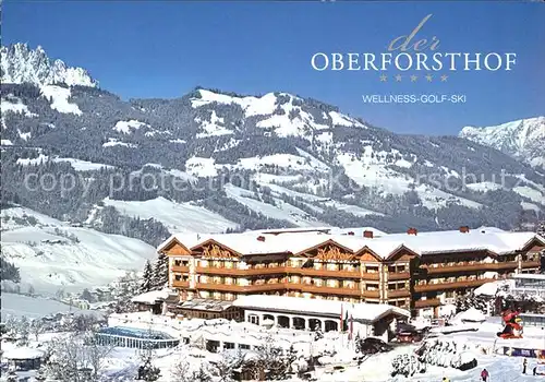 AK / Ansichtskarte St Johann Pongau Hotel Oberforsthof Winterpanorama Alpen Kat. 