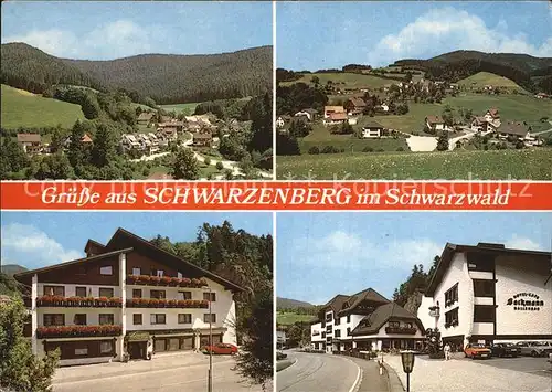 AK / Ansichtskarte Schoenmuenzach Schwarzenberg Total Panorama Hotel Sackmann