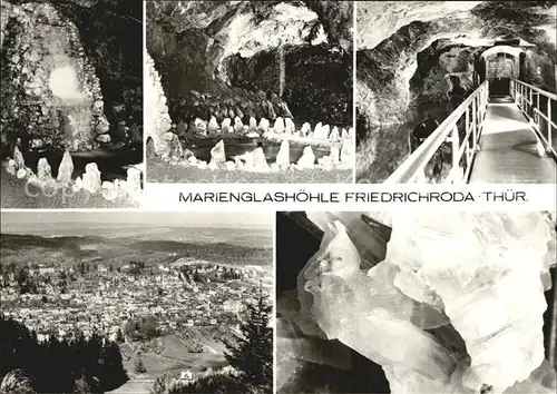 AK / Ansichtskarte Friedrichroda Marienglashoehle Kristallgrotte Hoehlensee Kat. Friedrichroda