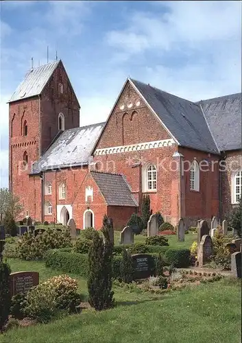 AK / Ansichtskarte Nieblum St Johannis Kirche Friedhof Kat. Nieblum Insel Foehr
