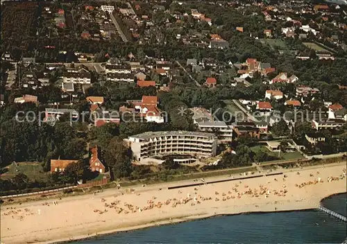 AK / Ansichtskarte Wyk Foehr Suedstrand Nordseeheilbad Fliegeraufnahme Kat. Wyk auf Foehr