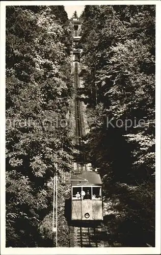 AK / Ansichtskarte Zahnradbahn Baden Baden Station Merkur Kat. Bergbahn