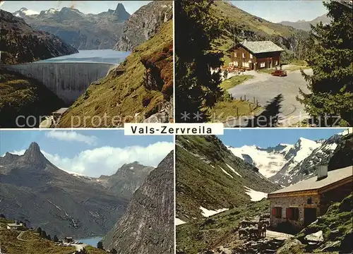 AK / Ansichtskarte Vals GR Stausee Zervreilahorn Restaurant Zervreila Kat. Vals