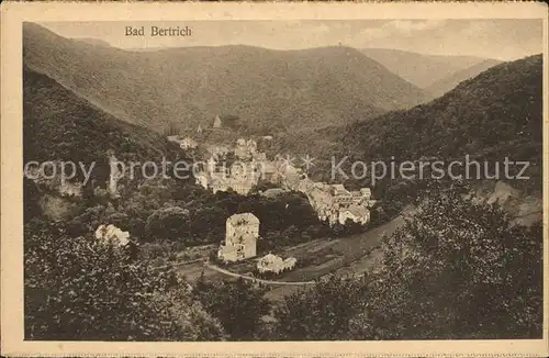 AK / Ansichtskarte Bad Bertrich Panorama Kurort Eifel Kat. Bad Bertrich