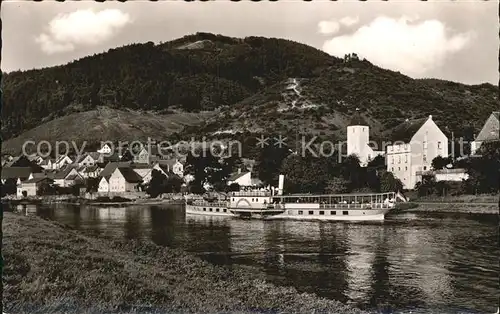 AK / Ansichtskarte Hann. Muenden Oberweser Personenschiffahrt zwischen Hann. Muenden und Minden Ruehle Dampfer Kat. Hann. Muenden