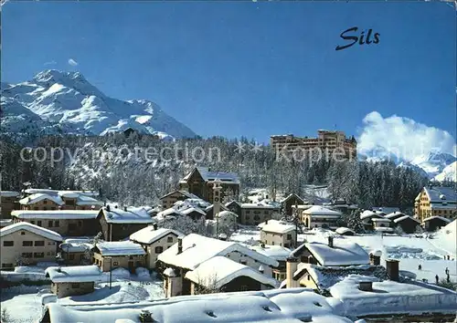 AK / Ansichtskarte Sils Maria Graubuenden Winterlandschaft Kat. Sils Maria