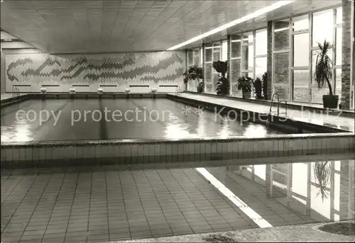 AK / Ansichtskarte Klink Waren FDGB Erholungsheim Herbert Warnke Schwimmhalle Kat. Klink Waren