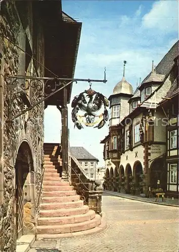 AK / Ansichtskarte Goslar Eingang zum Ratskeller Aufgang zum Huldigungssaal Kat. Goslar