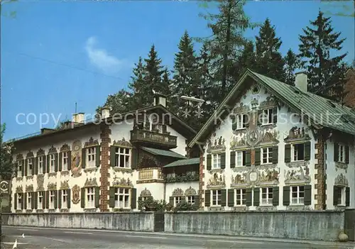 AK / Ansichtskarte Oberammergau Kindergarten Hansl und Gretl Haus Kat. Oberammergau