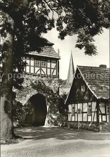 AK / Ansichtskarte Neustadt Harz Torstrasse Erholungsort der Werktaetigen Luftkurort Kat. Neustadt Harz