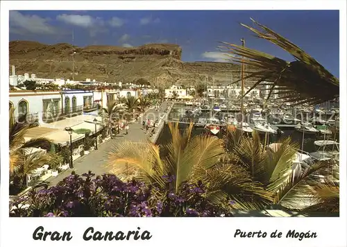 AK / Ansichtskarte Mogan Puerto Hafen Promenade Kat. Gran Canaria Spanien