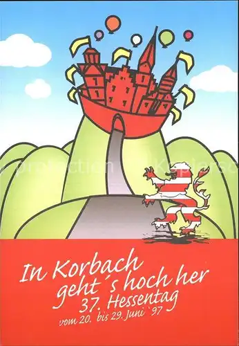 AK / Ansichtskarte Korbach 37. Hessentag Kuenstlerkarte Kat. Korbach