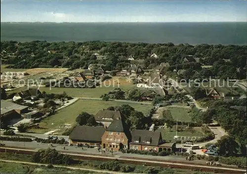 AK / Ansichtskarte Keitum Sylt Fliegeraufnahme Kat. Sylt Ost