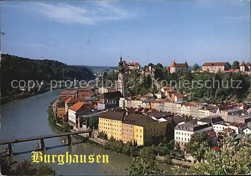 AK / Ansichtskarte Burghausen Salzach Blick von Ach Kat. Burghausen