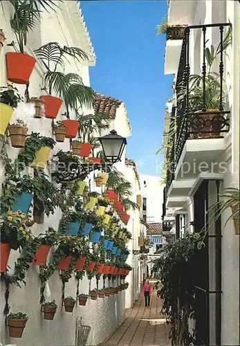 AK / Ansichtskarte Marbella Andalucia Typische Strasse Kat. Marbella