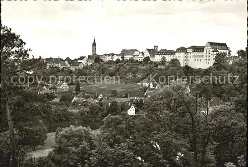 AK / Ansichtskarte Kirchberg Jagst Teilansicht Kat. Kirchberg an der Jagst