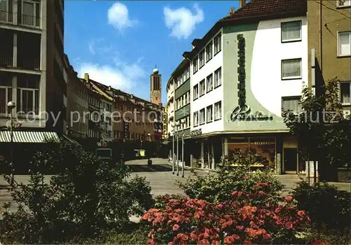 AK / Ansichtskarte Solingen Innenstadt Hauptstrasse und Stadtkirche Kat. Solingen