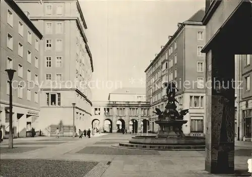 AK / Ansichtskarte Dresden Weisse Gasse Gaensediebbrunnen Kat. Dresden Elbe