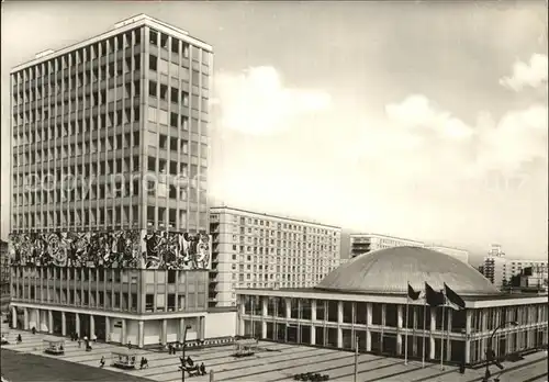 AK / Ansichtskarte Berlin Haus des Lehrers am Alexanderplatz Kongresshalle Hauptstadt der DDR Kat. Berlin