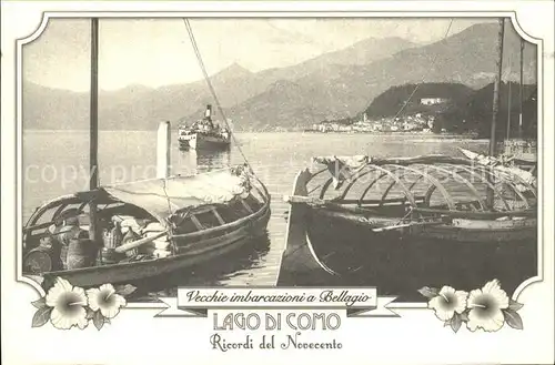 AK / Ansichtskarte Bellagio Lago di Como Boote Repro