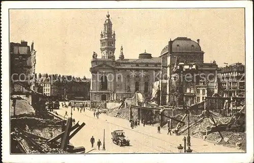 AK / Ansichtskarte Lille Nord Neue Boerse Deutsches Theater Serie Bilder aus Lille 1. Weltkrieg Kat. Lille