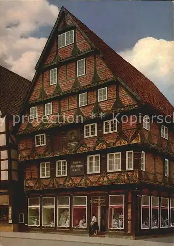 AK / Ansichtskarte Celle Niedersachsen Hoppener Haus Historisches Gebaeude Fachwerkhaus Kat. Celle