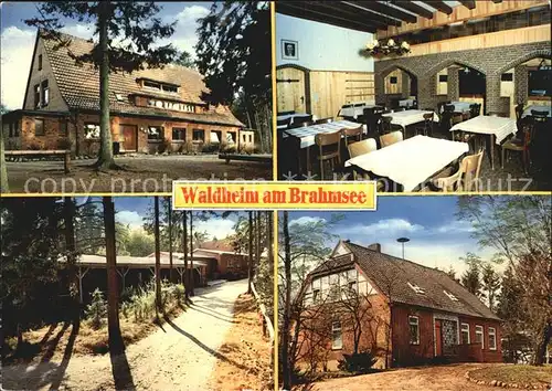 AK / Ansichtskarte Waldheim Brahmsee Evangelische Jugendheim  Kat. Langwedel