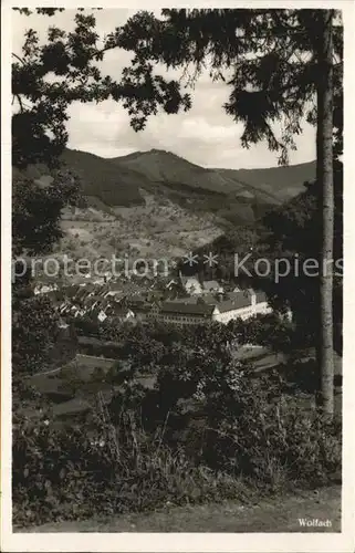 AK / Ansichtskarte Wolfach Panorama Luftkurort Kat. Wolfach Schwarzwald