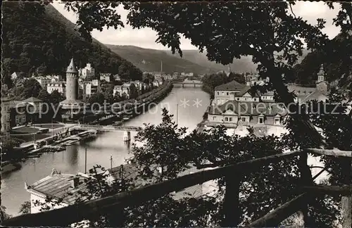 AK / Ansichtskarte Bad Ems Lahnpartie mit Kurviertel Kat. Bad Ems