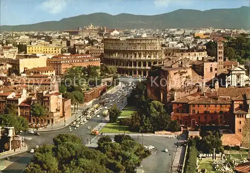 AK / Ansichtskarte Roma Rom Panorama Kolosseum Kat. 