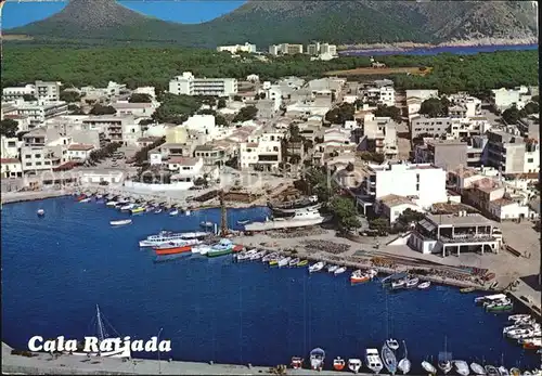 AK / Ansichtskarte Cala Ratjada Mallorca Hafen Fliegeraufnahme Kat. Spanien