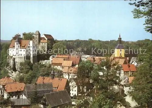 AK / Ansichtskarte Hohnstein Saechsische Schweiz Blick zur Burg Kat. Hohnstein