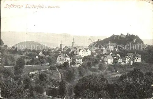 AK / Ansichtskarte Lindenfels Odenwald Gesamtansicht Luftkurort Kat. Lindenfels