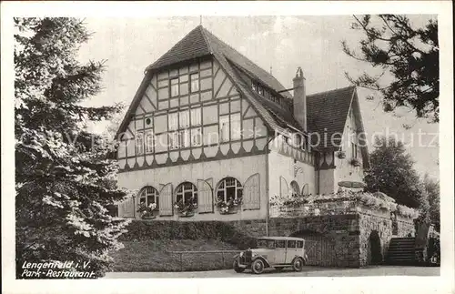 AK / Ansichtskarte Lengenfeld Vogtland Park Restaurant Kat. Lengenfeld Vogtland