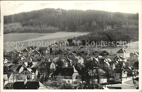 AK / Ansichtskarte Ebersbach Sachsen Teilansicht Industrie und Grenzstadt Kat. Ebersbach Sachsen