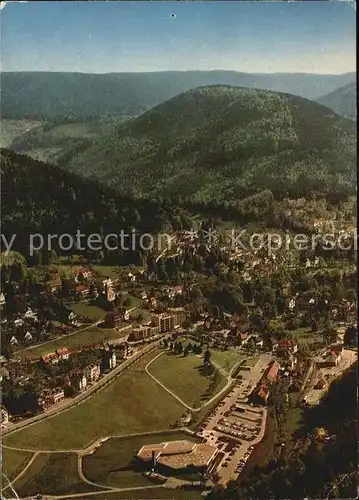 AK / Ansichtskarte Bad Herrenalb Therme Heilklima Fliegeraufnahme Kat. Bad Herrenalb