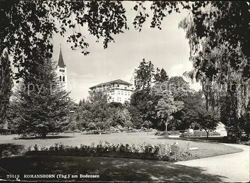 AK / Ansichtskarte Romanshorn Bodensee Parkanlagen