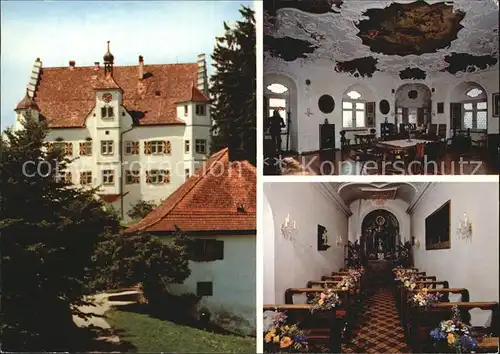 AK / Ansichtskarte Stettfurt Schloss Sonnenberg Rittersaal Stuckdecke Kapelle Kat. Stettfurt