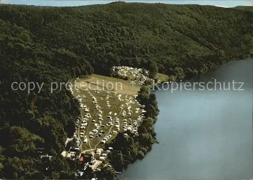 AK / Ansichtskarte Edersee DKV Zeltplatz Fliegeraufnahme Kat. Edertal