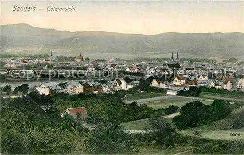 AK / Ansichtskarte Saalfeld Saale Gesamtansicht  Kat. Saalfeld