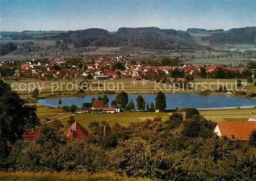 AK / Ansichtskarte Wilhelmsdorf Wuerttemberg Panorama Lengenweiler See Kat. Wilhelmsdorf