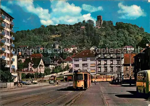 AK / Ansichtskarte Durlach Turmberg Strassenbahn Kat. Karlsruhe