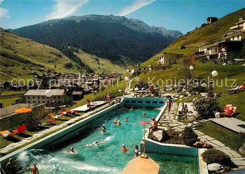 AK / Ansichtskarte Bad Vals GR Thermal Schwimmbad Wellenbad Kat. Vals